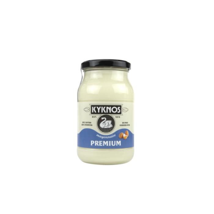 KYKNOS ΜΑΓΙΟΝΕΖΑ PREMIUM ΣΕ ΓΥΑΛΙΝΟ ΒΑΖΟ 400g/420ml