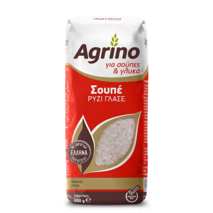 AGRINO ΡΥΖΙ ΣΟΥΠΕ ΓΛΑΣΣΕ 500ΓΡ.