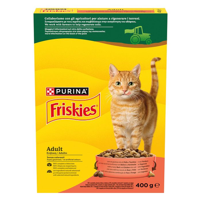 Friskies Βοδινό Κοτόπουλο Λαχανικά 400g