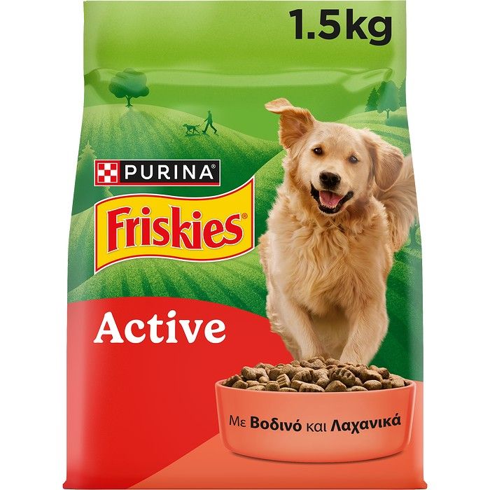Friskies Active Βοδινό 1,5kg