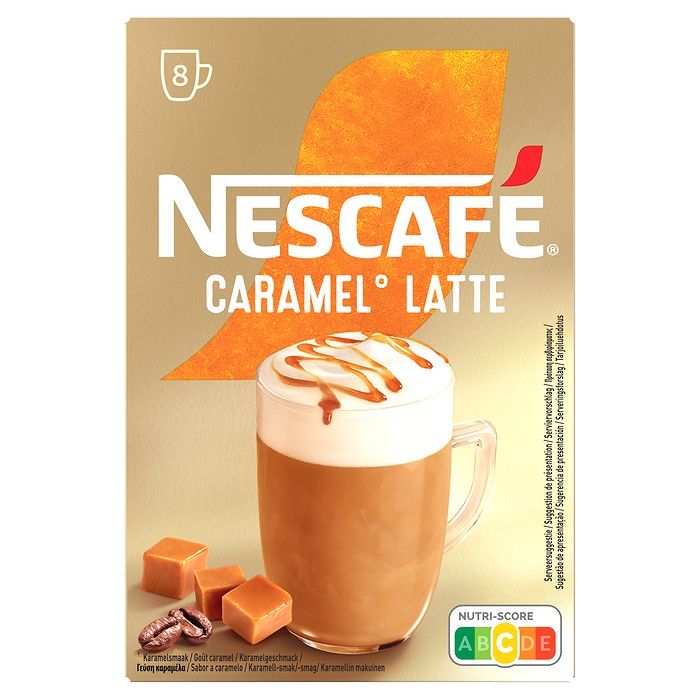 NESCAFÉ® GOLD CARAMEL LATTE ΣΤΙΓΜΙΑΙΟ ΡΟΦΗΜΑ 8x17g