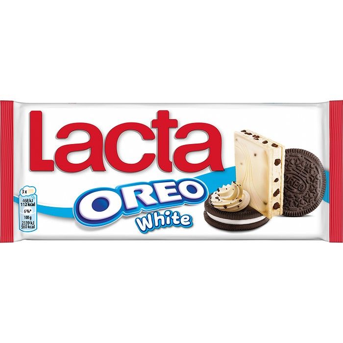Lacta Σοκολάτα Γάλακτος Oreo White 100G