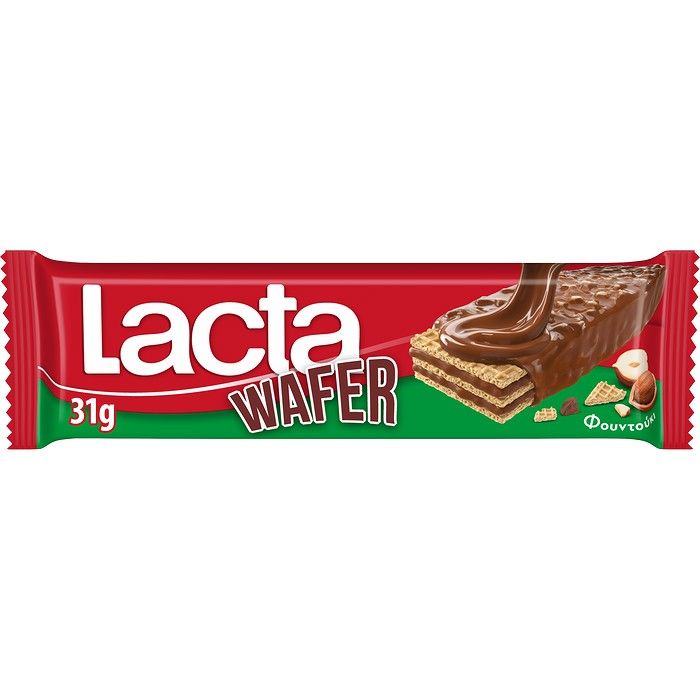 Lacta Wafer Σοκολάτα Γάλακτος Φουντούκι 31G
