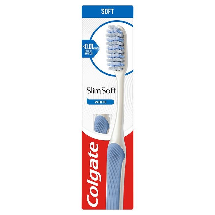 Colgate Slim Soft White Μαλακή Οδοντόβουρτσα (1τεμ)