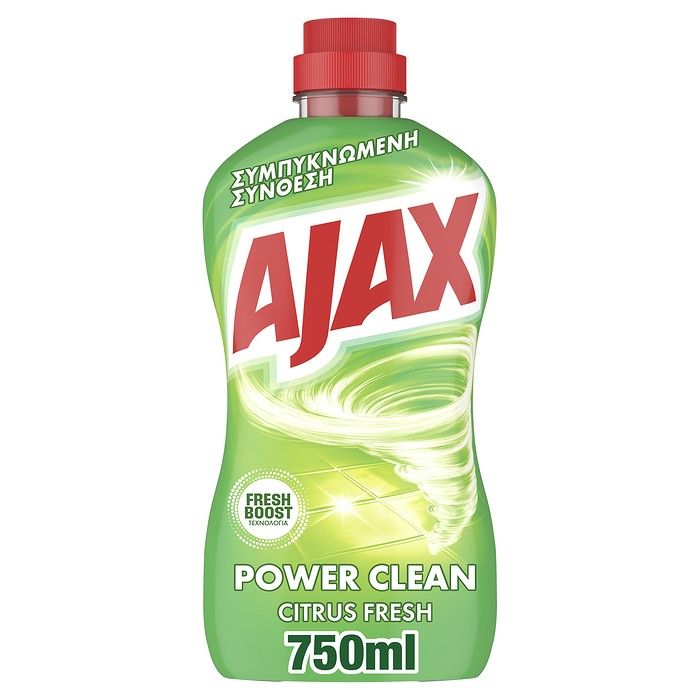Ajax Power Clean Citrus Fresh Καθαριστικό Πατώματος 750ml