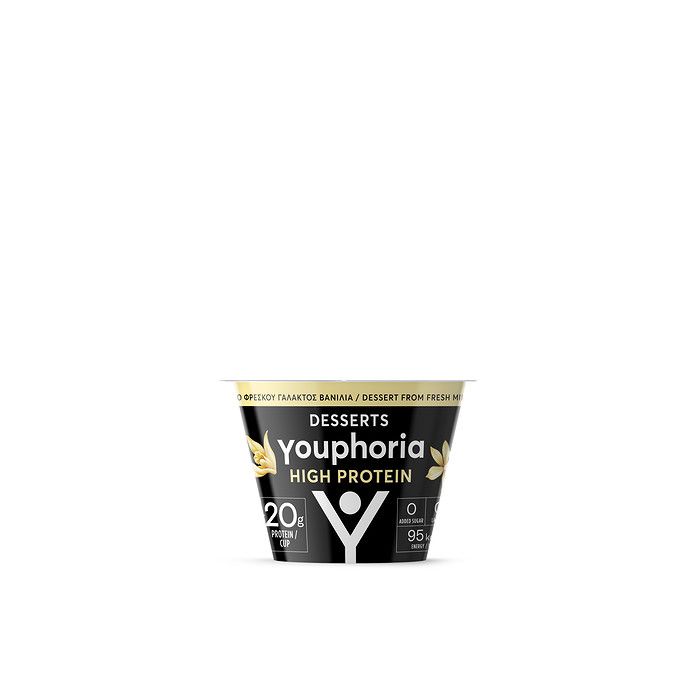 YOUPHORIA ΚΡΕΜΑ ΒΑΝΙΛΙΑ HIGH PROTEIN 180ΓΡ