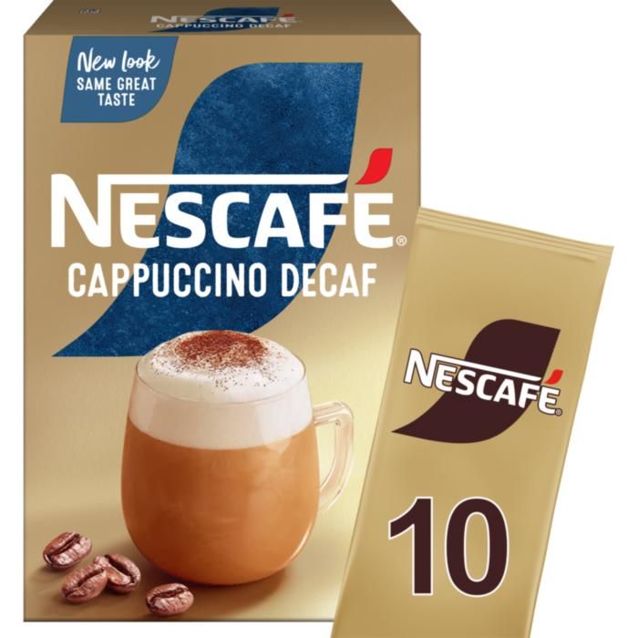 Nescafé® Cappuccino Decaf Στιγμιαιο Ροφημα Χωρις Καφεινη 10x12,5g