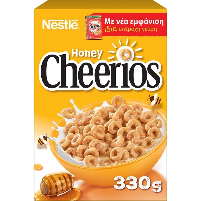 Nestle Δημητριακά Πρωινού Ολικής Άλεσης HONEY CHEERIOS® 330g