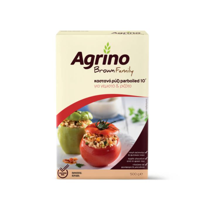 AGRINO ΡΥΖΙ ΚΑΣΤΑΝΟ  ΓΙΑ ΓΕΜΙΣΤΑ/ΡΙΖΟΤΟ 10'ΛΕΠΤΟ 500ΓΡ
