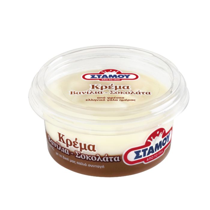 ΣΤΑΜΟΥ ΚΡΕΜΑ ΒΑΝΙΛΙΑ-ΣΟΚΟΛΑΤΑ 180g