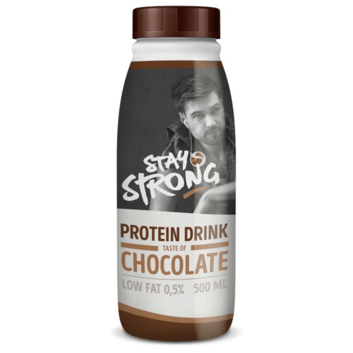 STAY STRONG PROTEIN DRINK ΜΕ ΓΕΥΣΗ ΣΟΚΟΛΑΤΑ 500ML