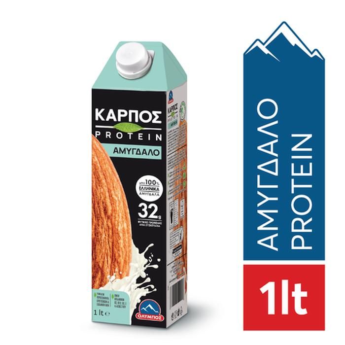 ΟΛΥΜΠΟΣ ΦΥΤΙΚΟ ΡΟΦΗΜΑ ΚΑΡΠΟΣ ΑΜΥΓΔΑΛΟ PROTEIN 1L