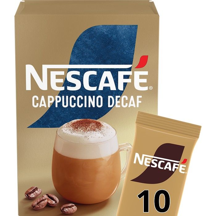 Nescafé® Cappuccino Decaf Στιγμιαιο Ροφημα Χωρις Καφεινη 10x12,5g