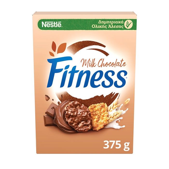 Nestle FITNESS® Δημητριακά Πρωινού Ολικής Άλεσης Mε Σοκολάτα 375g