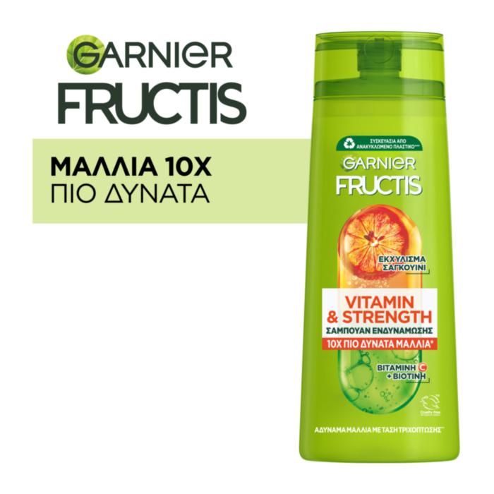 FRUCTIS VITAMIN & STRENGTH ΣΑΜΠΟΥΑΝ ΕΝΔΥΝΑΜΩΣΗΣ 400ML