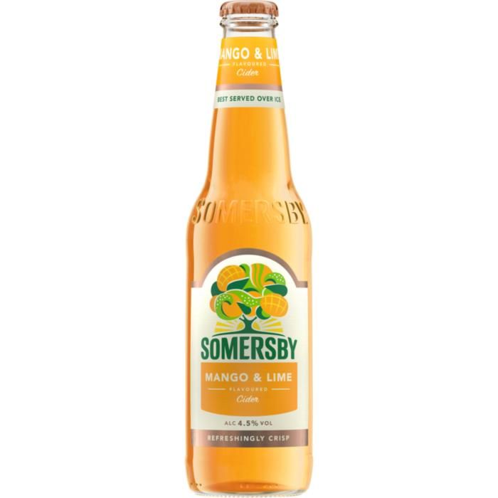 Somersby Μηλίτης με γεύση Μango & Lime Φιάλη 330ml