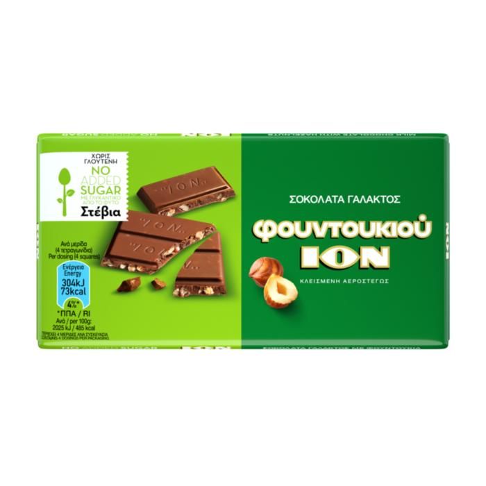ΙΟΝ Φουντουκιού Stevia 60g