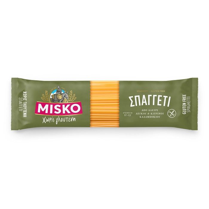 MISKO ΜΑΚΑΡΟΝΙΑ ΧΩΡΙΣ ΓΛΟΥΤΕΝΗ ΣΠΑΓΓΕΤΙ 400GR