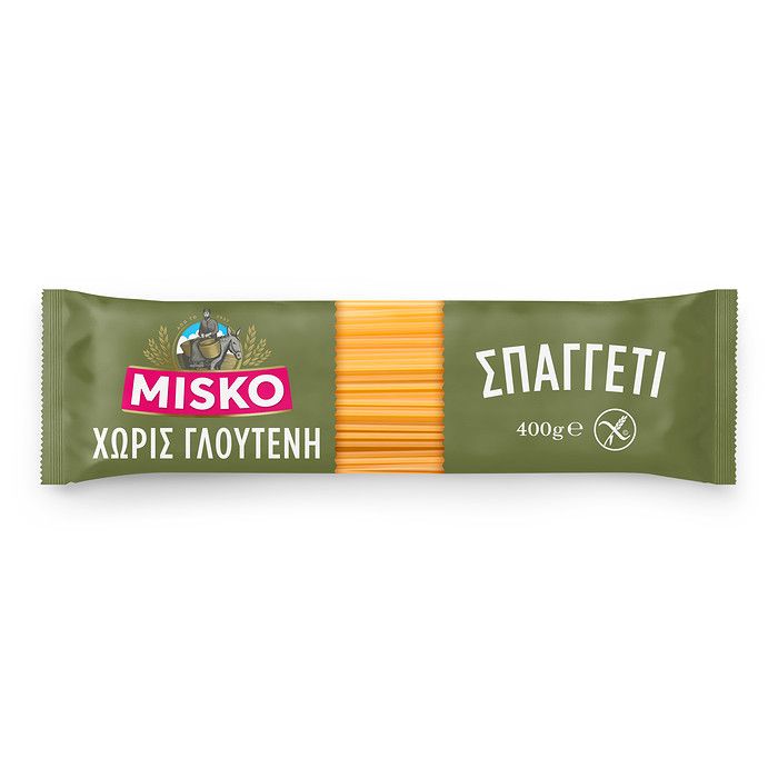 MISKO ΜΑΚΑΡΟΝΙΑ ΧΩΡΙΣ ΓΛΟΥΤΕΝΗ ΣΠΑΓΓΕΤΙ 400GR