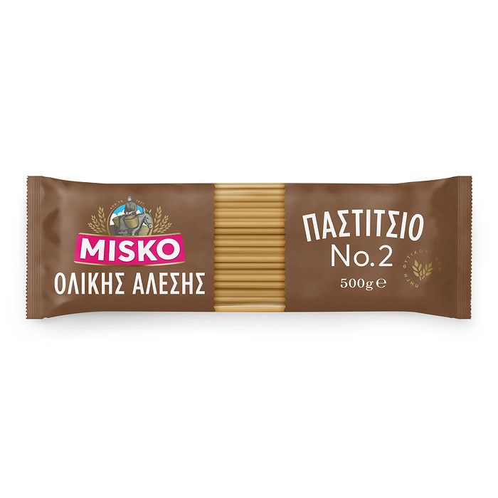 MISKO ΜΑΚΑΡΟΝΙΑ ΠΑΣΤΙΤΣΙΟ Νο2 ΟΛΙΚΗΣ ΑΛΕΣΗΣ 500GR