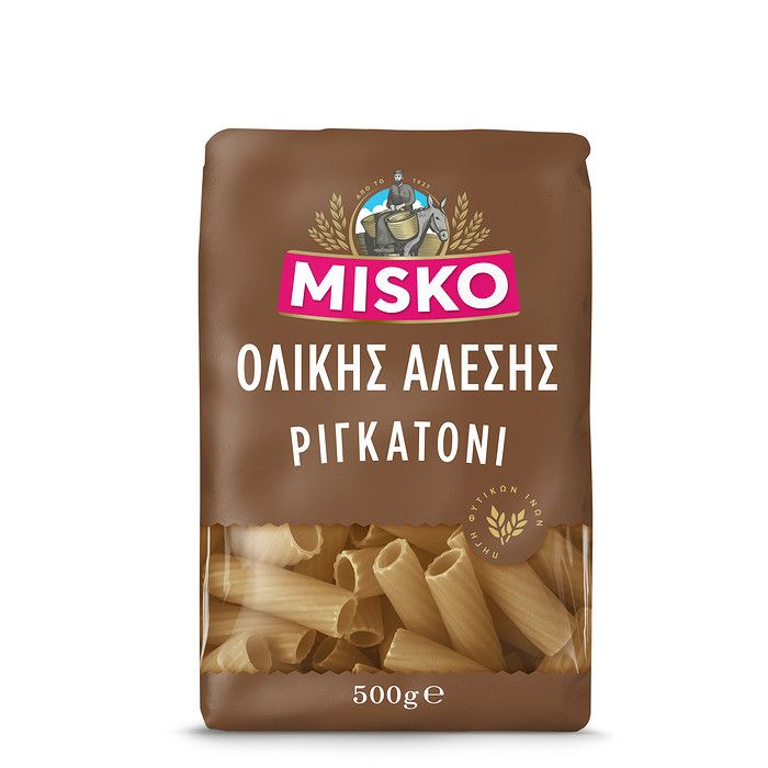 MISKO ΜΑΚΑΡΟΝΙ ΡΙΓΚΑΤΟΝΙ ΟΛΙΚΗΣ ΑΛΕΣΗΣ 500GR