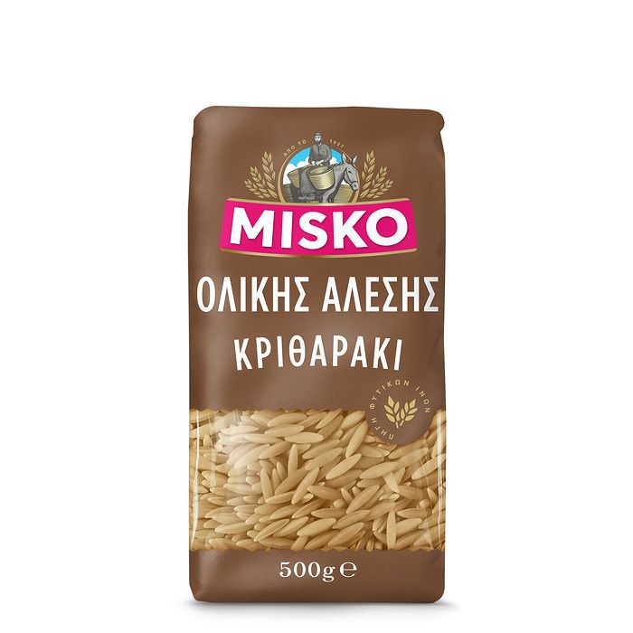 MISKO ΜΑΚΑΡΟΝΙ ΚΡΙΘΑΡΑΚΙ ΟΛΙΚΗΣ ΑΛΕΣΗΣ 500GR