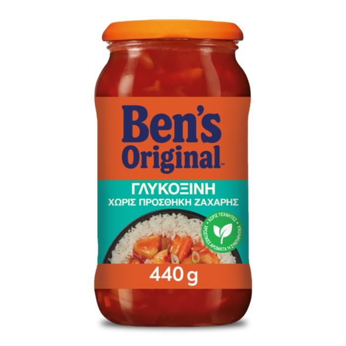 BEN'S ORIGINAL™ Σάλτσα Γλυκόξινη Χωρίς Προσθήκη Ζάχαρης 440g