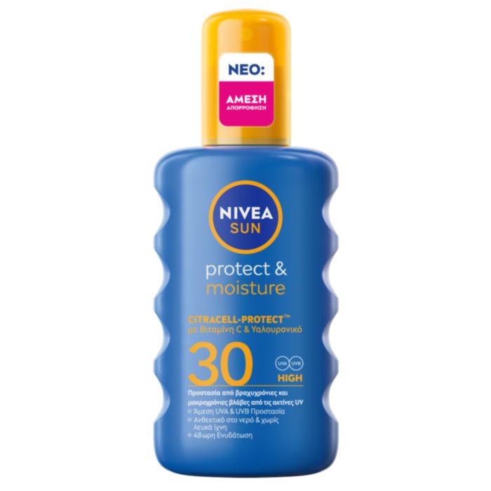 NIVEA SUN  Protect & Moisture Spray SPF 30, 200ml