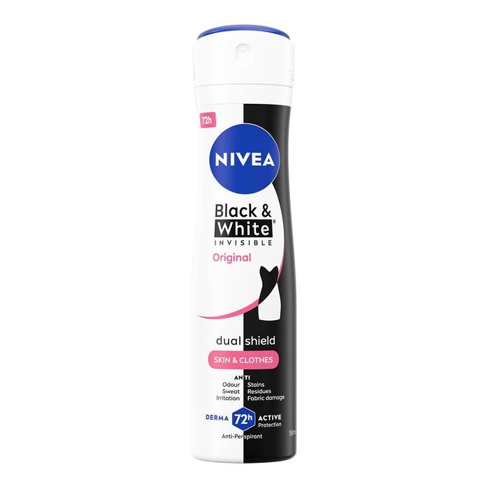 NIVEA Deo Black & White Invisible Original Spray Γυναικείο 150ml