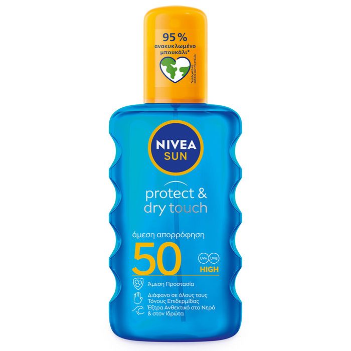 NIVEA SUN Protect & Dry Touch Water Spray SPF 50, 200ml