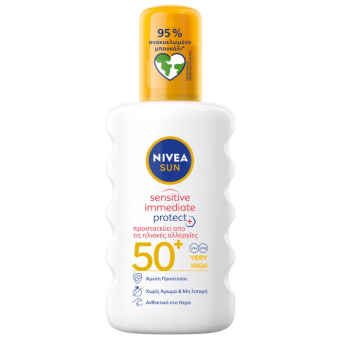 NIVEA SUN Adults Sensitive Sun-Allergy Spray SPF 50+, 200ML