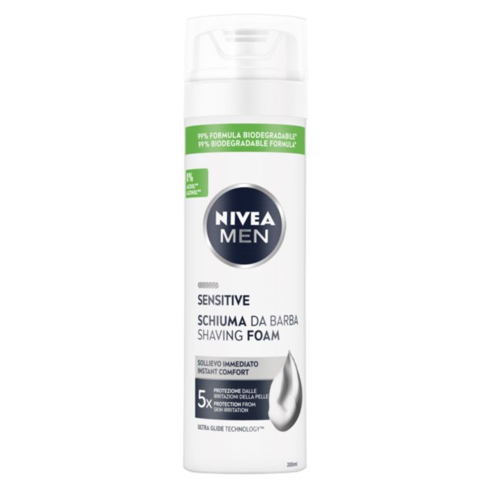 NIVEA MEN Αφρός Ξυρίσματος Sensitive 200 ml