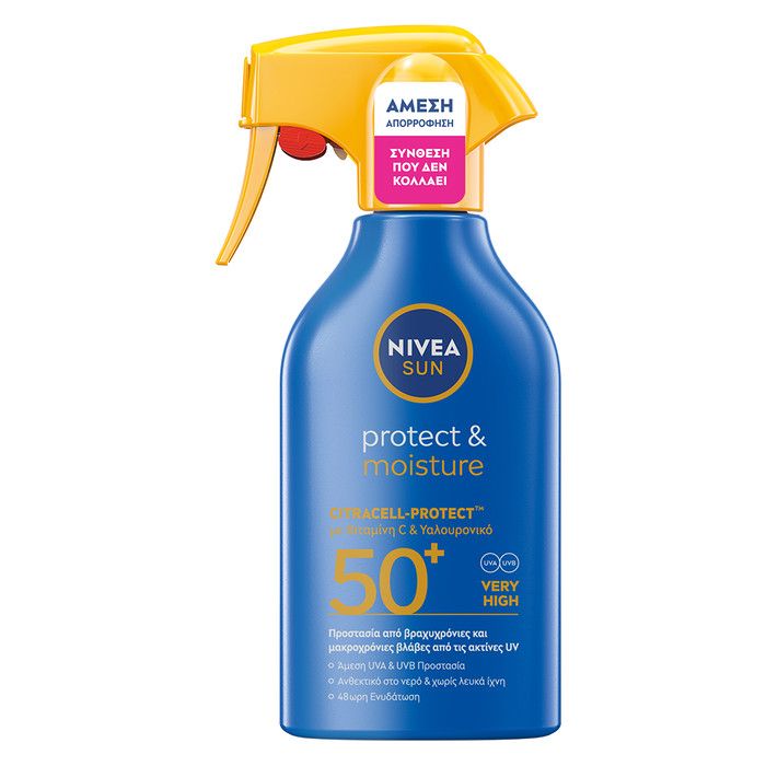 NIVEA SUN Protect & Moisture Trigger Spray SPF 50+, 250ml