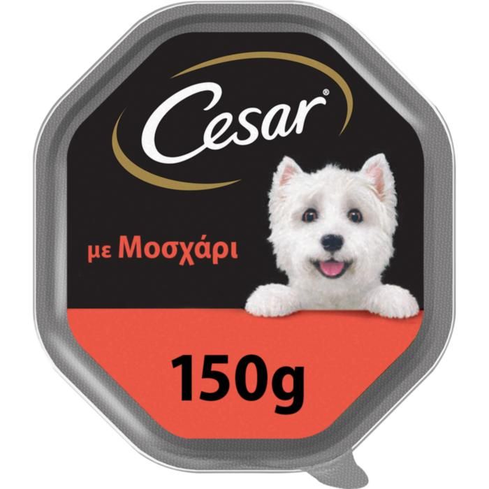 Cesar® Adult Πλήρης Υγρή Τροφή Σκύλου Μοσχάρι σε Δισκάκι 150g
