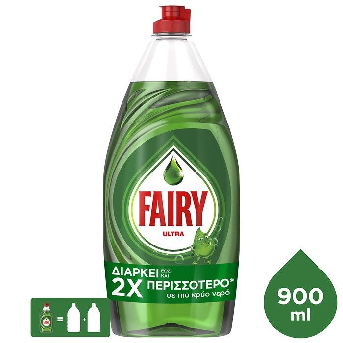 Fairy Ultra Original Υγρό Πιάτων - 900ML