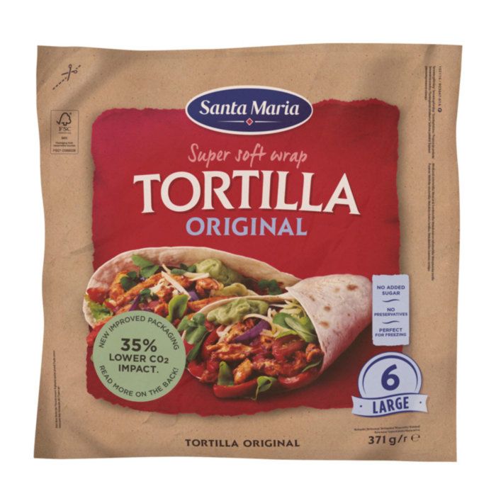 SANTA MARIA ΠΙΤΕΣ WRAP TORTILLA 371ΓΡ.