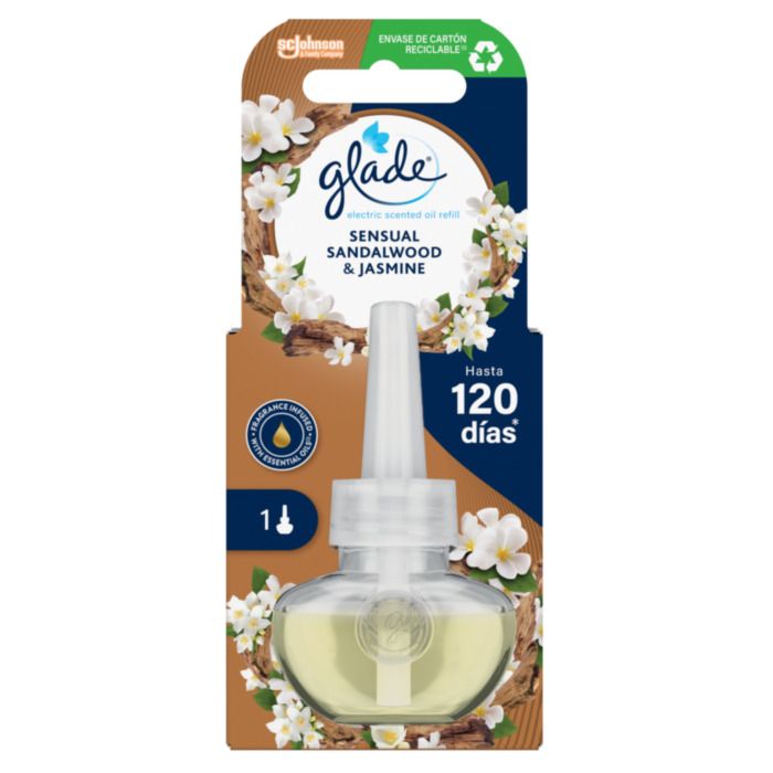 GLADE ELECTRIC SCENTED OIL ΑΝΤ/ΚΟ SENSUAL SANDALWOOD & JASMINE
