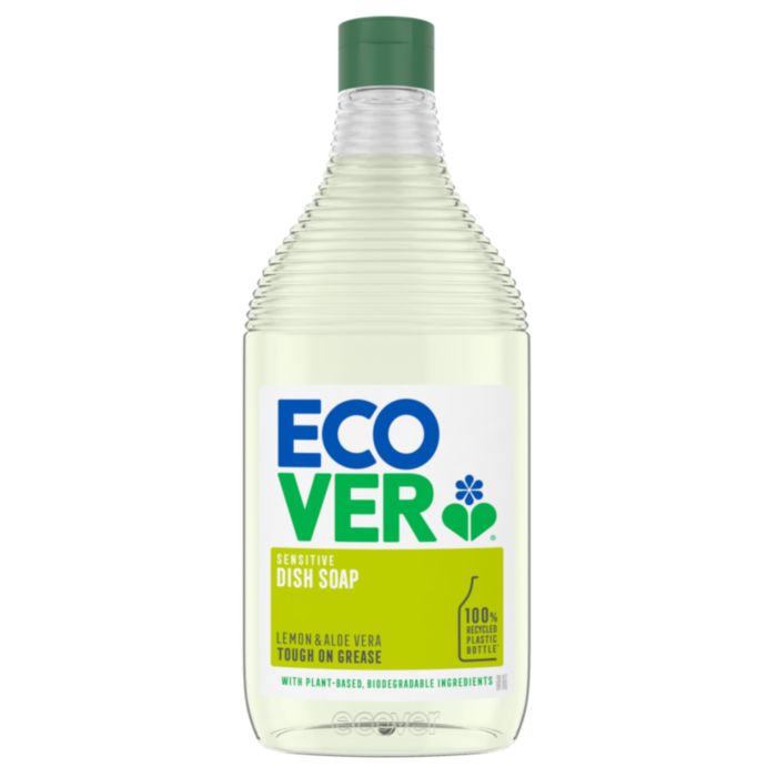 ECOVER ΥΓΡΟ ΓΙΑ ΠΛΥΣΙΜΟ ΠΙΑΤΩΝ ΛΕΜΟΝΙ & ALOE VERA 450ML