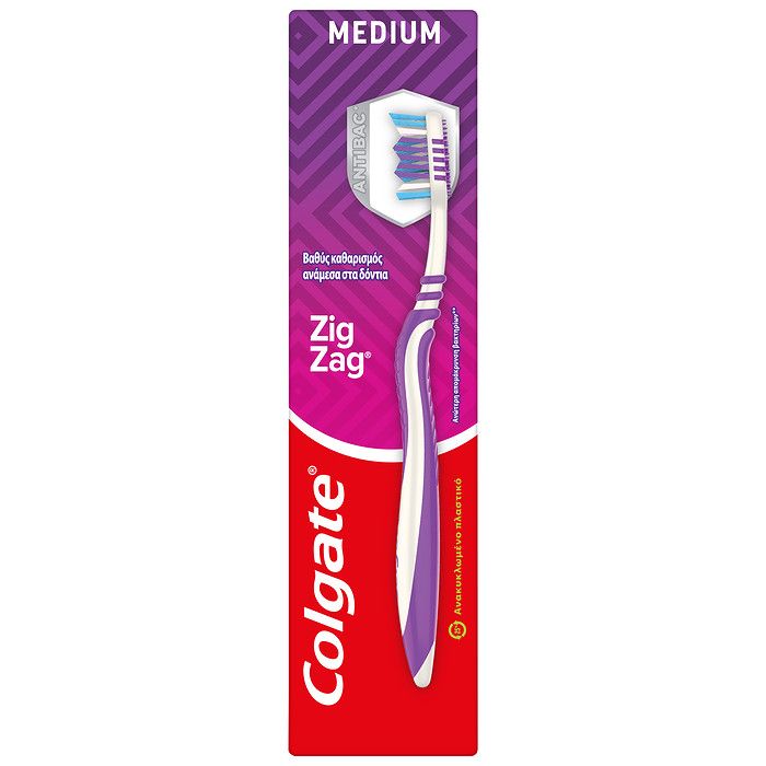 Colgate Zig Zag Μέτρια Οδοντόβουρτσα (1τεμ)