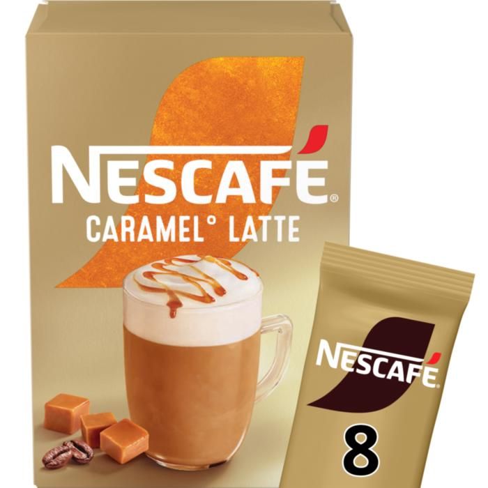 NESCAFÉ® GOLD CARAMEL LATTE ΣΤΙΓΜΙΑΙΟ ΡΟΦΗΜΑ 8x17g