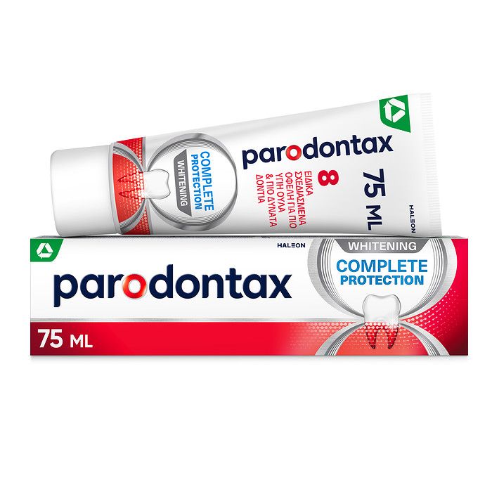 Parodontax Complete Protection Whitening, Οδοντόκρεμα Για Ούλα που Αιμορραγούν 75ml
