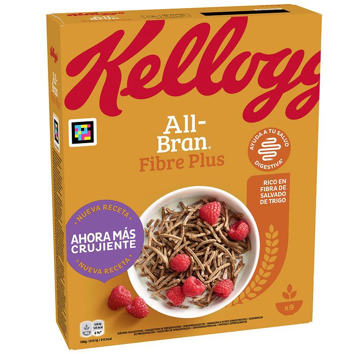 KELLOGG'S ALL-BRAN FIBER PLUS 375g