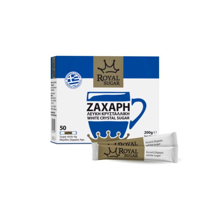 ROYAL ΖΑΧΑΡΗ ΛΕΥΚΗ ΣΤΙΚΣ 50ΤΕΜ.Χ4ΓΡ.