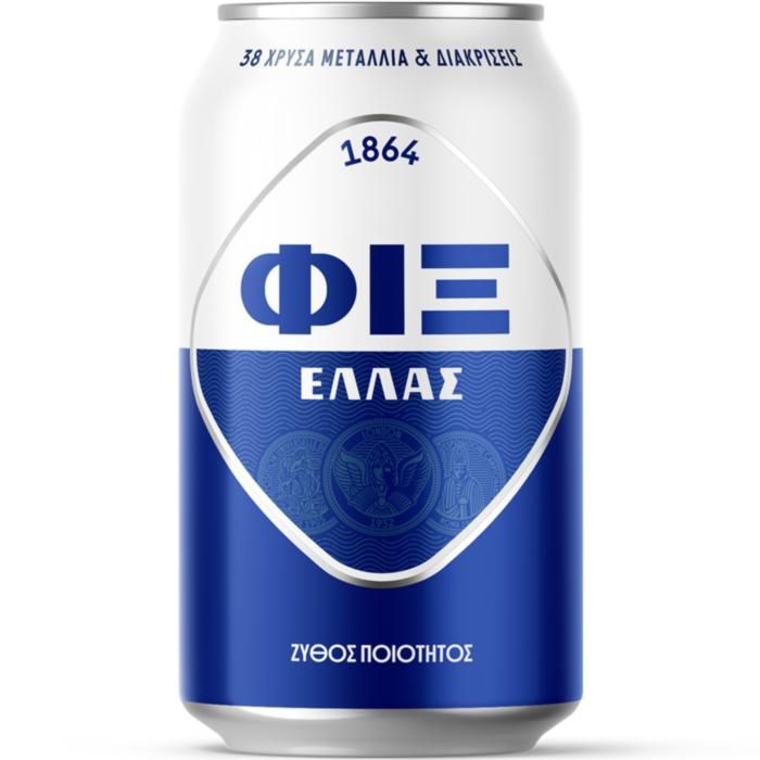 ΦΙΞ Ελλάς Lager Mπύρα Κουτί 330ml