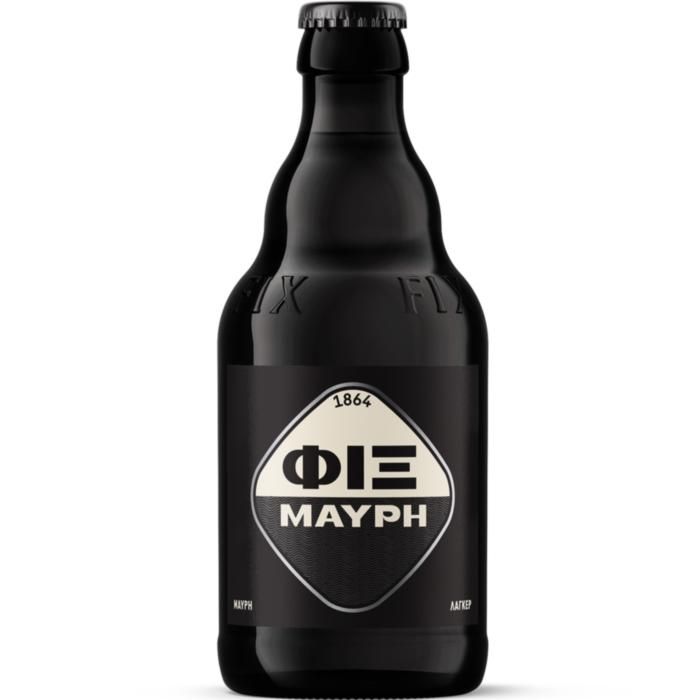 ΦΙΞ Μαύρη Lager Mπύρα Φιάλη 330ml (Επιστρεφόμενη)