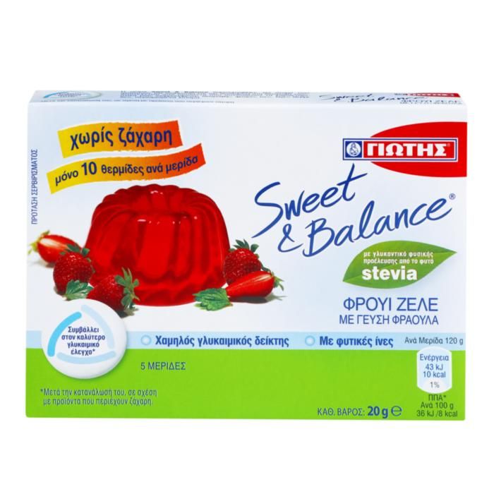 SWEET & BALANCE ΦΡOYI ΖΕΛΕ ΦΡΑΟΥΛΑ 20g