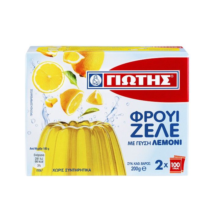 ΓΙΩΤΗΣ ΦΡΟΥΙ ΖΕΛΕ ΛΕΜΟΝΙ  ΟΙΚΟΓΕΝΕΙΑΚΟ 200ΓΡ.