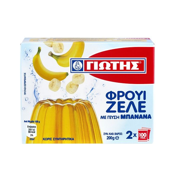 ΓΙΩΤΗΣ ΦΡΟΥΙ ΖΕΛΕ ΜΠΑΝΑΝΑ ΟΙΚΟΓΕΝΕΙΑΚΟ 200ΓΡ.