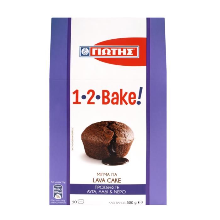 ΓΙΩΤΗΣ 1.2.BAKE! ΜΙΓΜΑ LAVA CAKE 500ΓΡ.