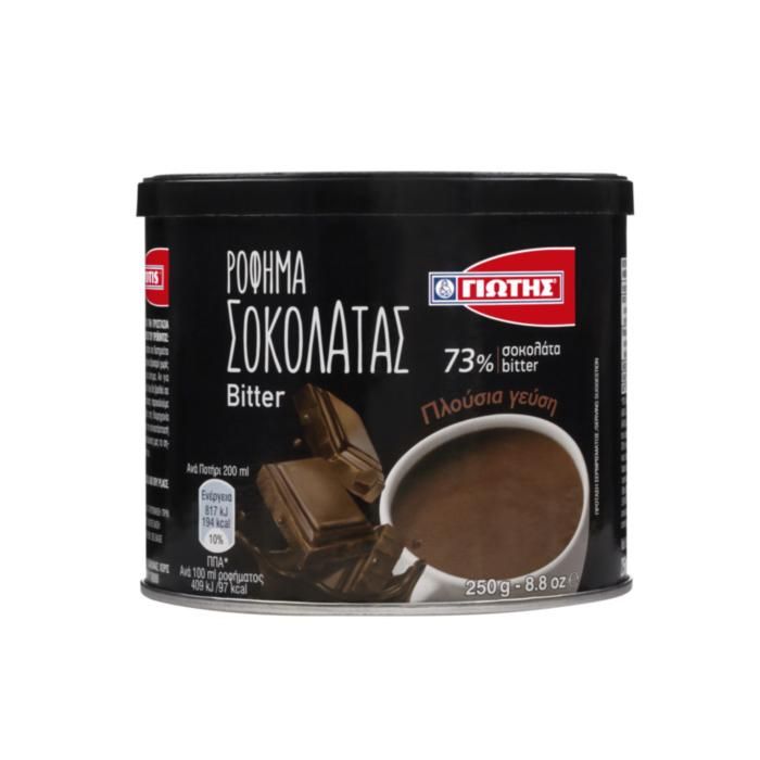 ΓΙΩΤΗΣ ΡΟΦΗΜΑ ΣΟΚΟΛΑΤΑΣ BITTER 250ΓΡ.
